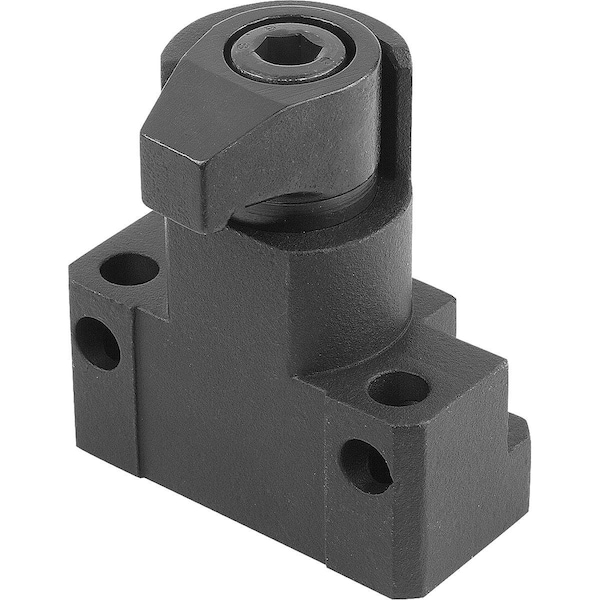 Hook Clamp With Mounting Bracket D=M08 Carbon Steel